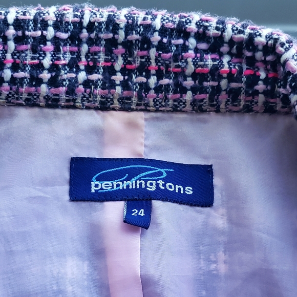 Pink Tweed Shirt Jacket (Shacket) - Picture 2 of 2